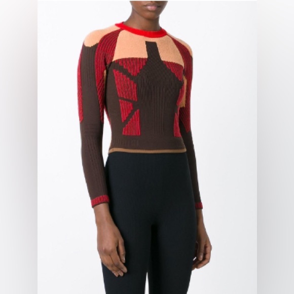 NWT YEEZY Season 3 Cropped Knitted Top M - Picture 2 of 9